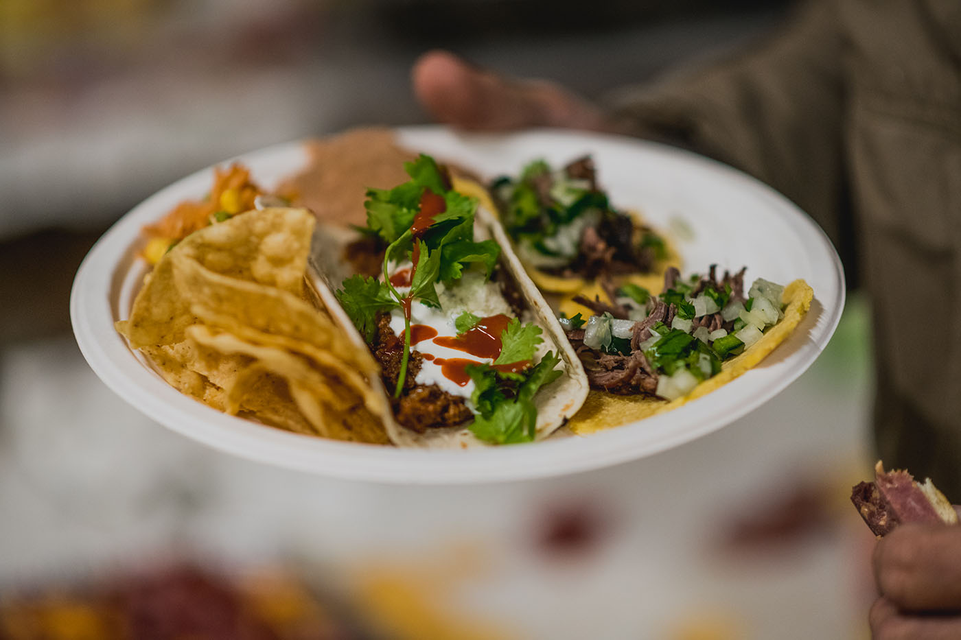 Photo of a venison taco dish.