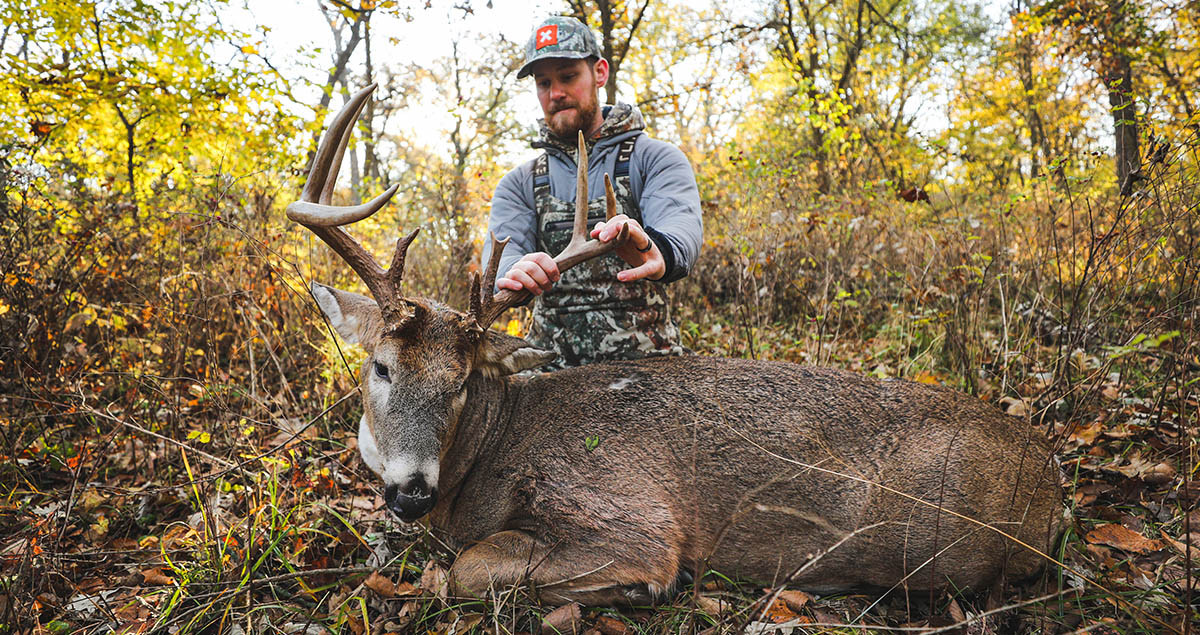 Photo of a great Kansas buck harvested in 2021.