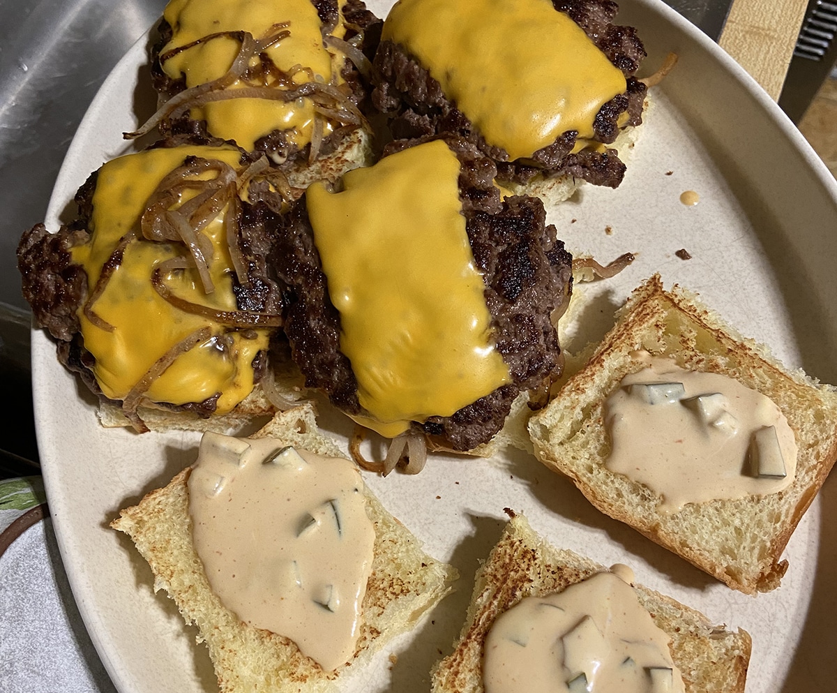 venison burgers