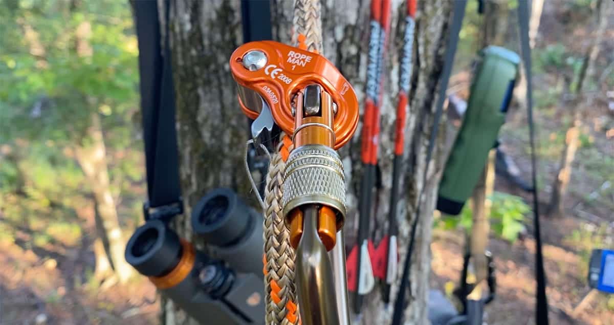 Saddle Hunting Tether Drop Stop – Fits 8-11mm Rope – PETG – Unbranded